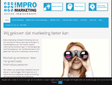Tablet Screenshot of impromarketing.nl